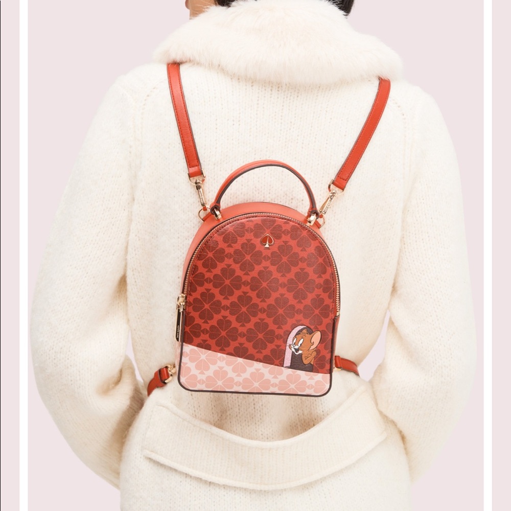 Kate Spade♠️Tom & Jerry Convertible Backpack - Picture 2 of 8